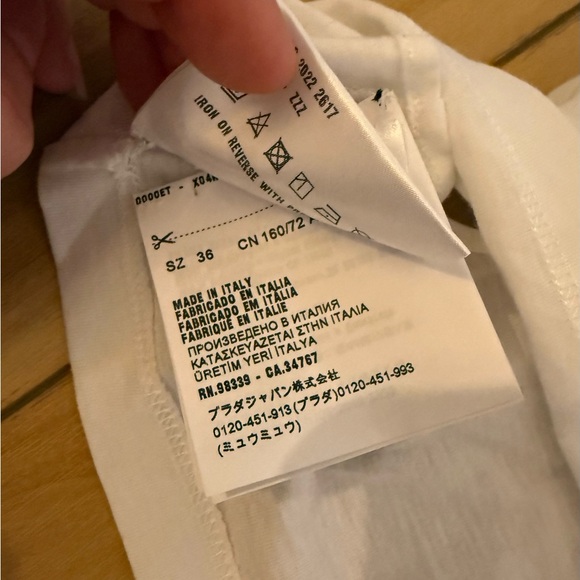 Prada White Intimate Top - Picture 2 of 7